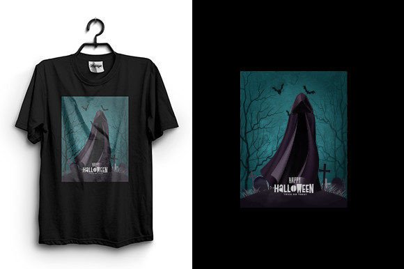 Beyond the Pumpkin: The Professional Appeal of a Customizable Happy Halloween T-Shirt Design