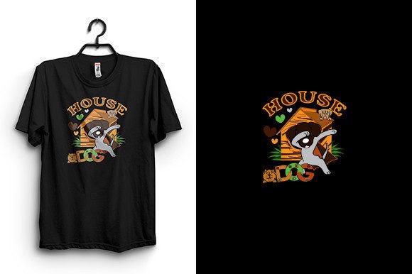 Dog House T Shirt Design: A Professional Asset for Modern Merchandising