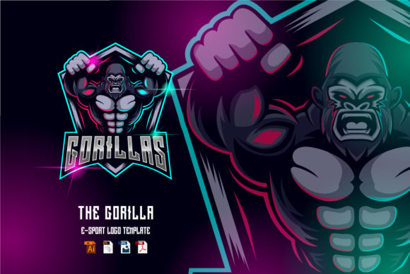 Gorilla E-Sport Logo: A Professional Branding Template