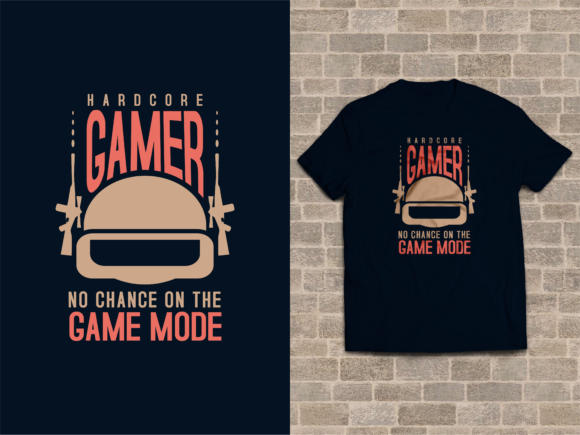 Hardcore Gamer: A Bold Typographic Statement for Creative Projects