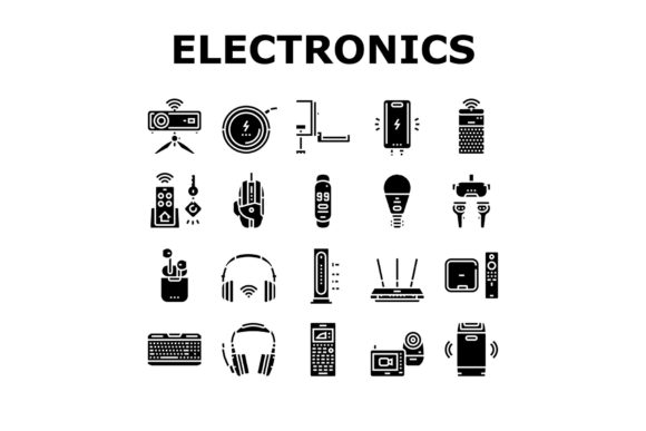 Making Your Digital World Visually Clear with an Electronics Digital Technology Icons Set