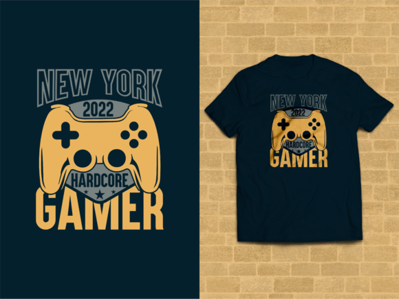 New York Gamer: Your Go-To Gaming T-Shirt Graphic