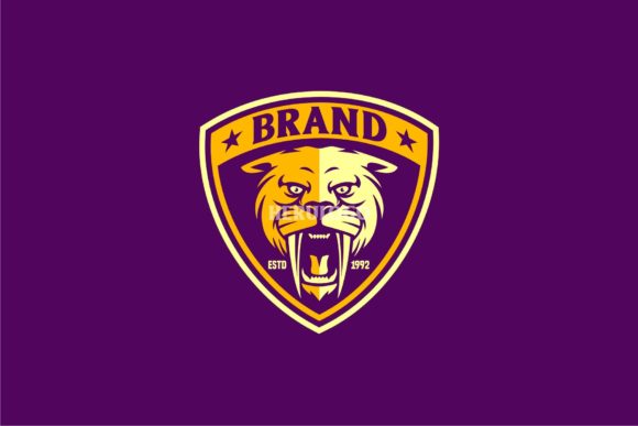 Sabertooth Shield: A Mascot Logo Built for Brand Dominance