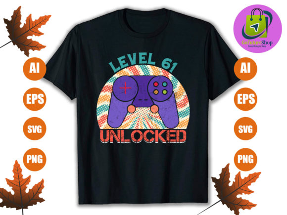 The Level 61 Unlocked: A Vintage Gaming Design Asset